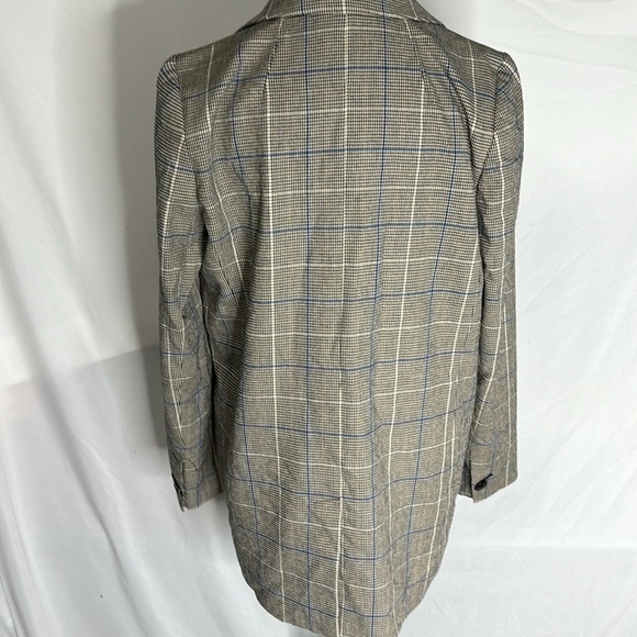 Madewell NG625 Caldwell Double-Breasted Blazer in Palmyra Plaid - Picture 8 of 8